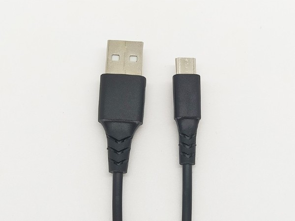 黑色PVC Micro USB數(shù)據(jù)線，安卓數(shù)據(jù)線定制廠家