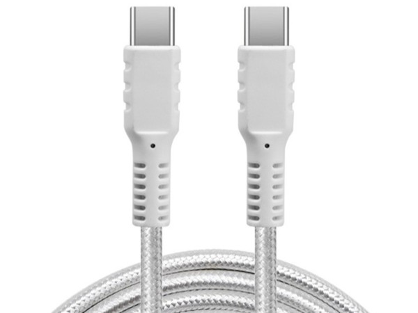 尼龍編織PD快充Type-C數據線，雙TC頭100W快充線